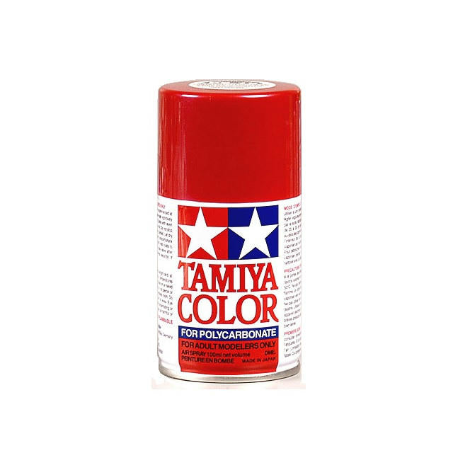 Image of Tamiya PS-15 Metallic Red Polycarbonate/Lexan Body Spray Paint 100ml TAM86015