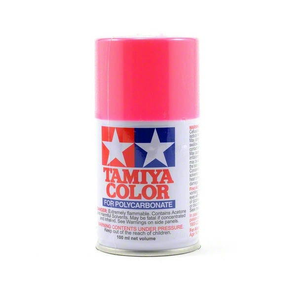 Image of Tamiya PS-29 Fluorescent Pink Polycarbonate/Lexan Spray Paint 3 oz TAM86029