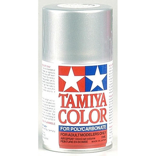 Image of Tamiya PS-41 Bright Silver Polycarbonate/Lexan Body Spray Paint 100ml TAM86041