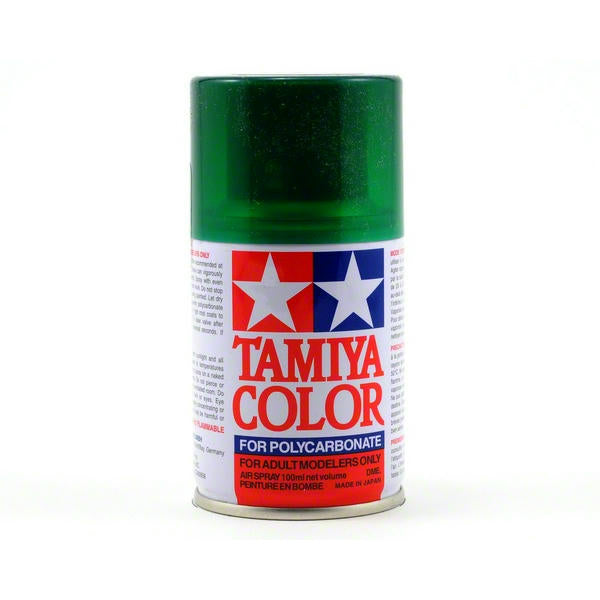 Image of Tamiya PS-44 Trans Green Polycarbonate/Lexan Body Spray Paint 100ml TAM86044