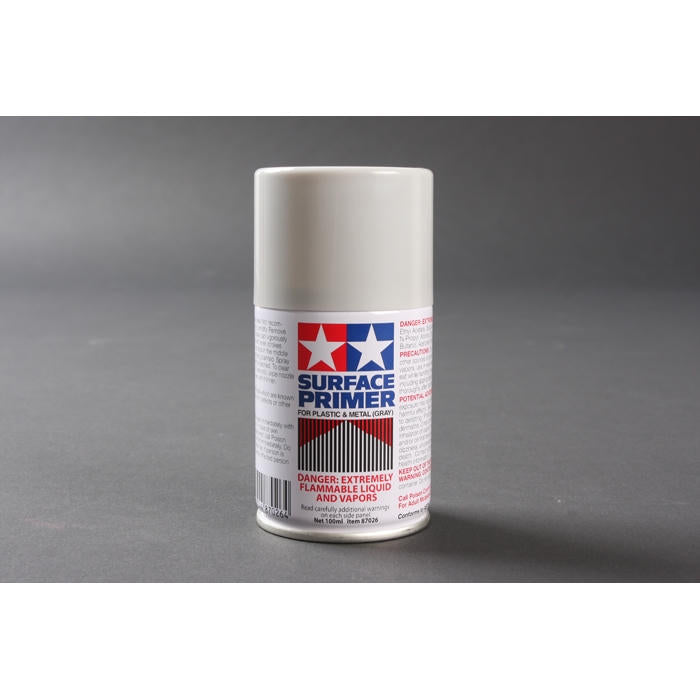Image of Surface Primer 100ml Aerosol for Plastic and Metal, Gray