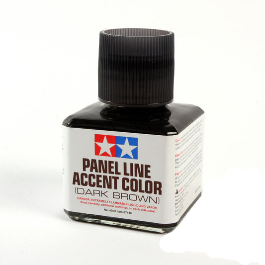 Image of Panel Line Accent Color Dark Brown Paint, 40ml Bottle