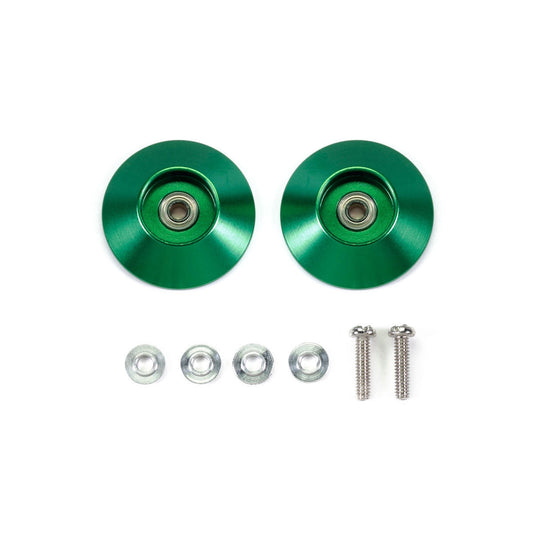 Image of HG 19mm Tapered Aluminum Ball- Race Rollers (Ringless/Green)