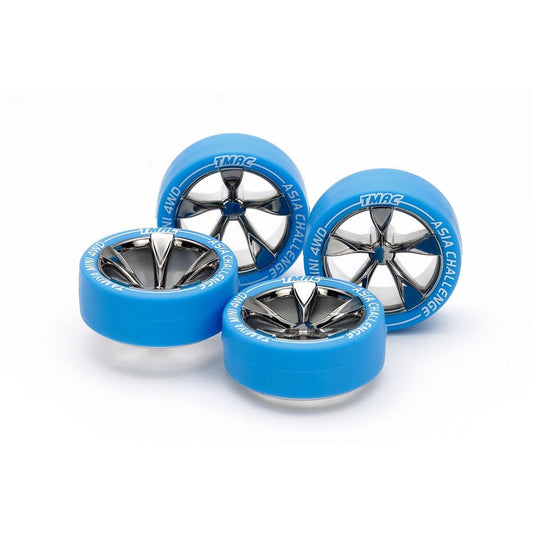 Image of JR LP Small Diameter Tires / Wheel 5-Spoke/Black Plated