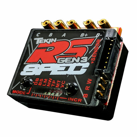 Image of Tekin 1/10 RSgen3 SPEC D2 ESC Sensored/Sensorless Motor ESC TT1157 13.5T Limit