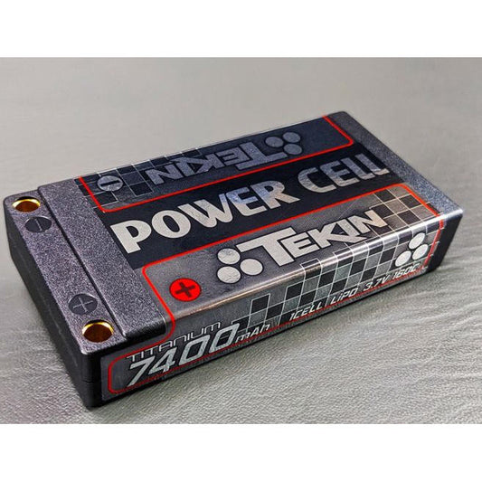 Image of 1S 7400mAh 160C 5mm Bullets Titanium LiPo