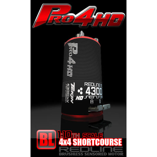 Image of Tekin 1/10 Scale Pro4 H/D Brushless 2S 4300kV Motor TEKTT2518