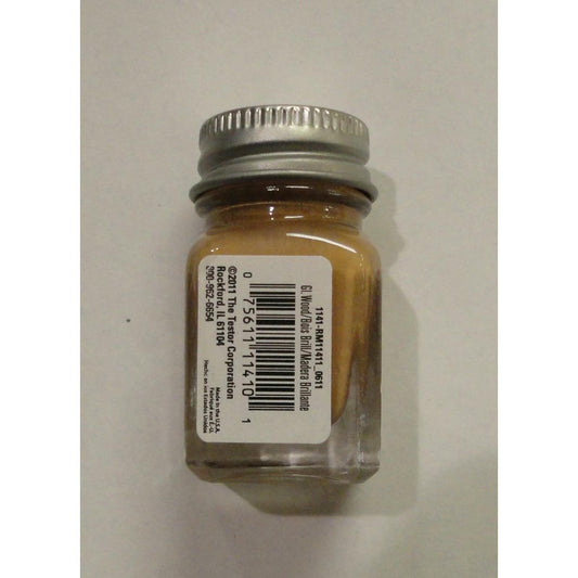 Image of Testors 1/4oz Natural Wood Enamel Model Paint TTES1141TT