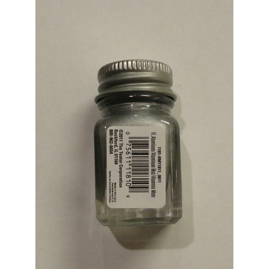 Image of Testors 1/4oz Aluminum Enamel Model Paint TES1181TT