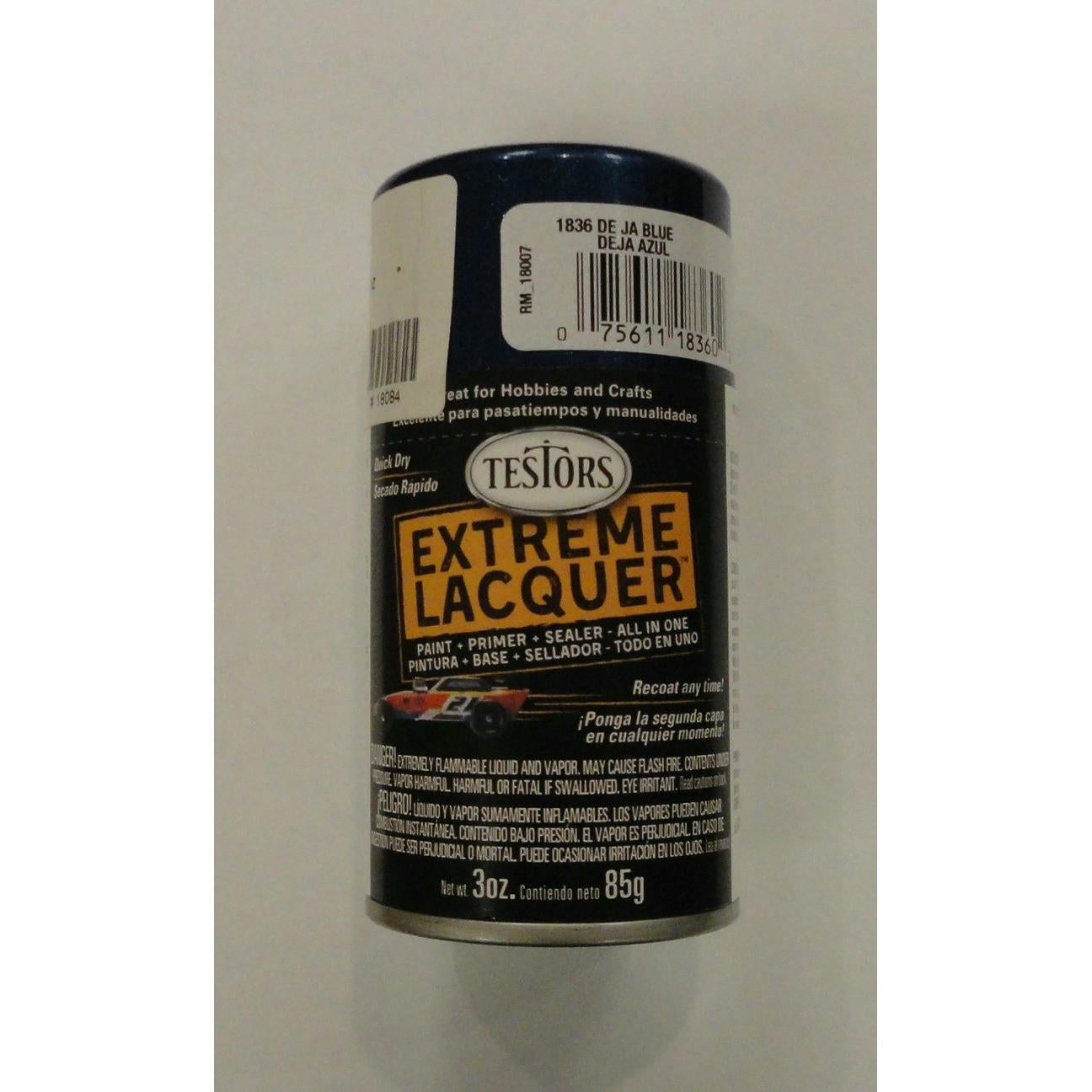 Image of Model Master One Coat Deja Blue Lacquer Model Spray (Aerosol) Paint