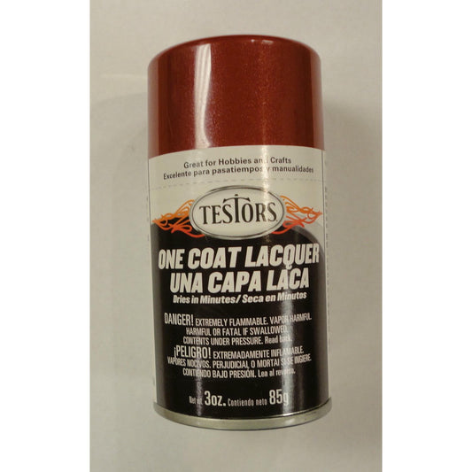 Image of Testors Mythical Maroon Laquer Model Spray (Aerosol) Primer/Paint/Sealer