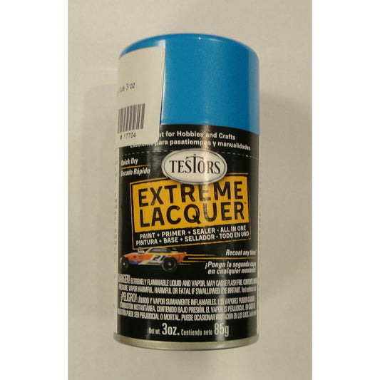 Image of Testors Icy Blue Lacquer Model Spray (Aerosol) Primer/Paint/Sealer TES1844MT