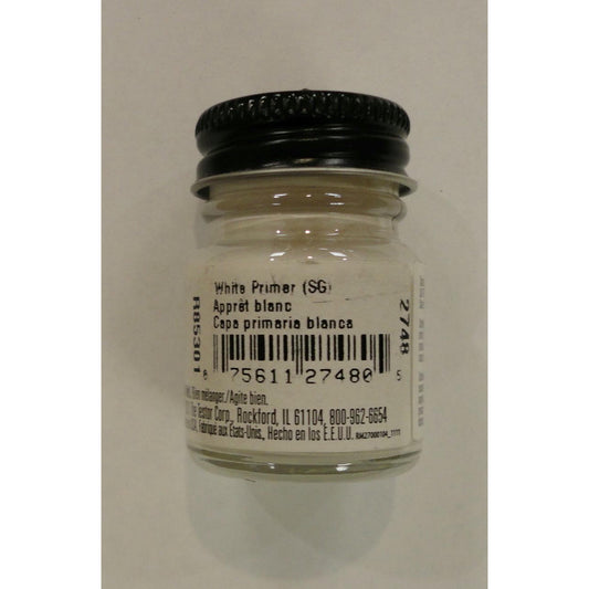 Image of Model Master 1/2oz White Primer R85301 Enamel Model Paint TES2748