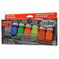 Image of Testors 8pc Fluorescent Enamel Model Paint Set TES9132X (7 Paints + Brush)