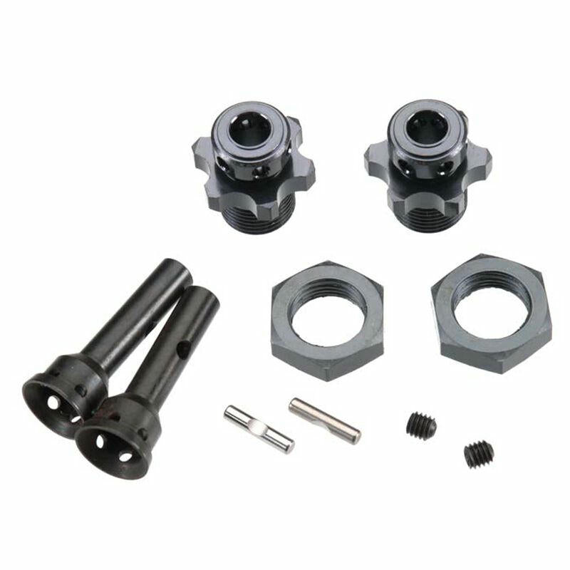 Image of Tekno RC SCT 410 17mm Alloy Hub Adapters (2pcs, 1/8th Buggy Width) TKR5570-17