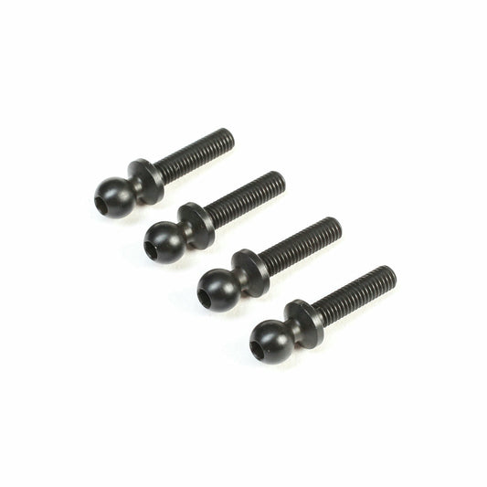 Image of Team Losi Racing 4.8x12mm Ball Studs (4pcs) TLR236007 4.8mm