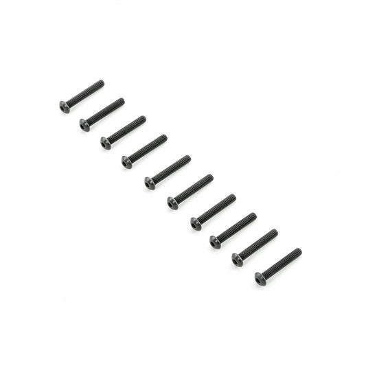 Image of Team Losi Racing M4x25mm Button Head Screws (10) TLR255010