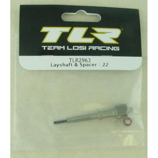 Image of Team Losi Racing 22 1/10 Scale Buggy Layshaft & Spacer TLR2963