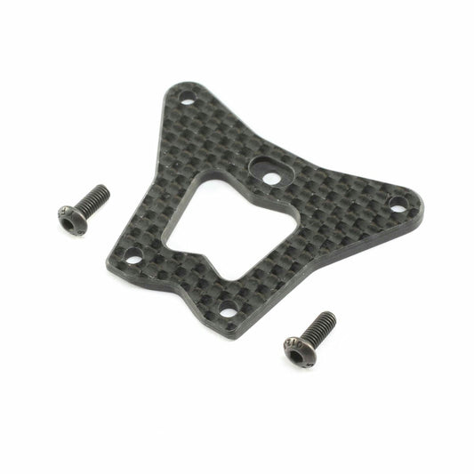 Image of Team Losi 22X-4 Buggy Carbon Fiber Front Steering/Gearbox Brace 331049