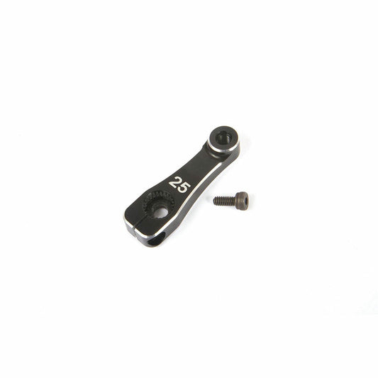Image of Team Losi Racing 22 5.0 Buggy Black Alloy Clamping Servo Horn TLR331051