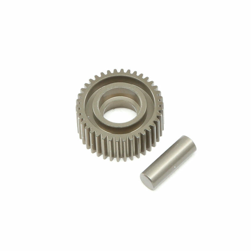 Image of Team Losi 22 4.0 Buggy Aluminum Laydown Idler Gear & Shaft TRL332070