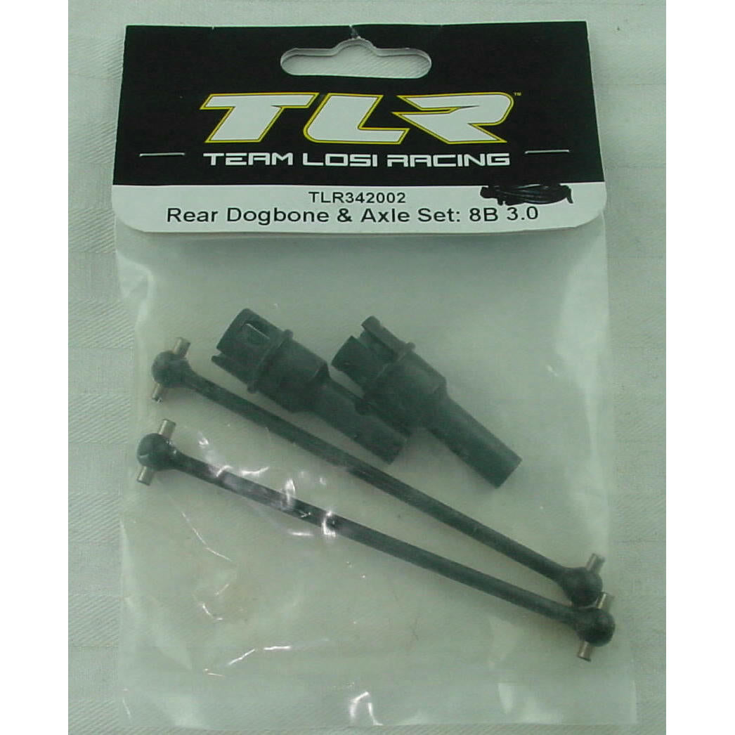 Image of Team Losi Racing 8ight-B 3.0 8B Buggy Rear Dogbone & Axle Set TLR342002