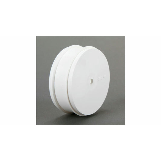 Image of Team Losi Racing 22 Buggy Narrow 61mm White Front Wheels (12mm Hex) TLR43011