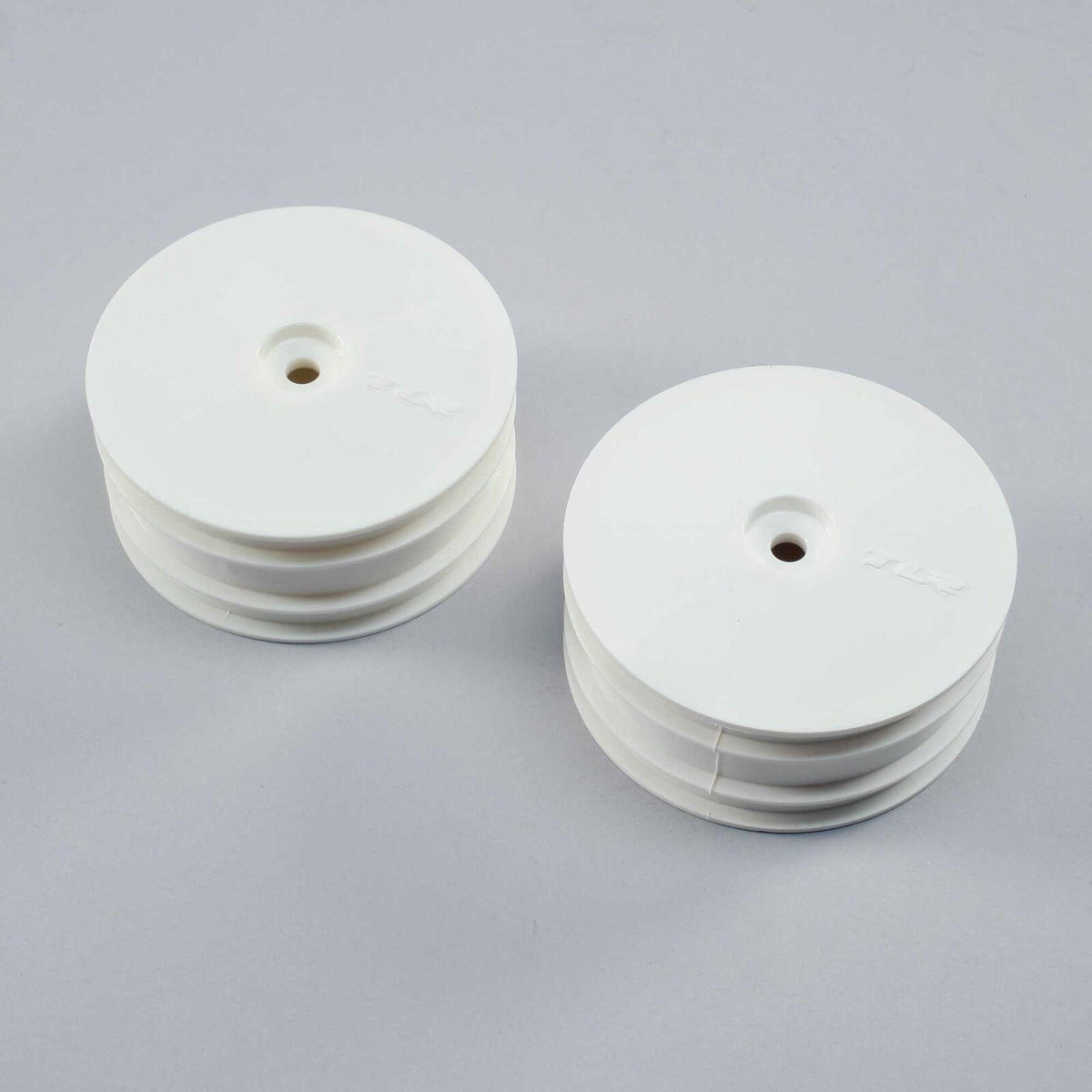 Image of Team Losi Racing 22X-4 4WD Buggy White Front Wheels (12mm Hex) TLR43022