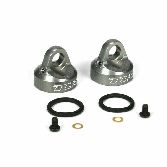 Image of Team Losi Racing Bleeder Shock Caps Aluminum (2pcs): TEN TLR5062