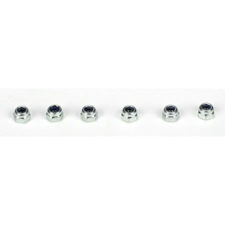Image of Team Losi Racing M2.5x.45x5mm Locknuts (6pcs) TLR6312