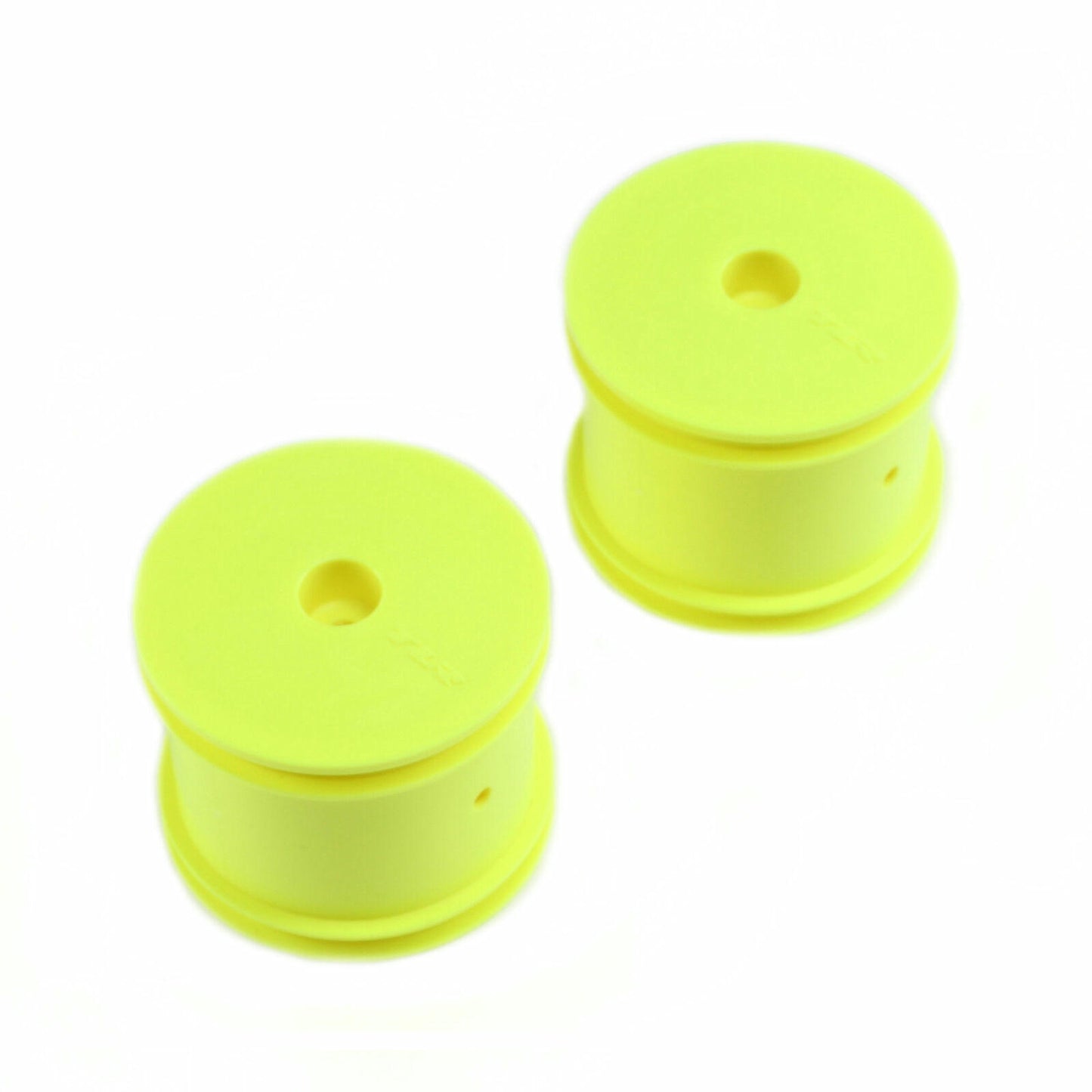 Image of Team Losi Racing Yellow Dish Front/Rear Wheels for 22T Truck TLR7002 (2pcs) 2.2
