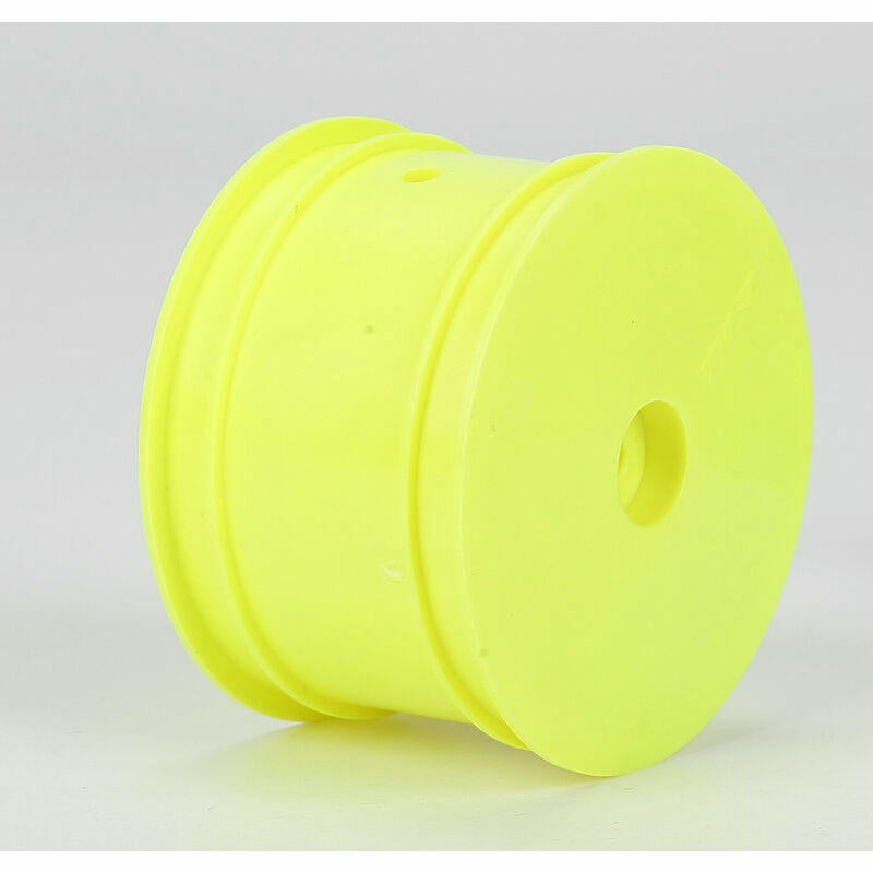 Image of Team Losi Racing Yellow Dish Rear Buggy Wheels (for 22 Buggy) TLR7101 (2pcs)