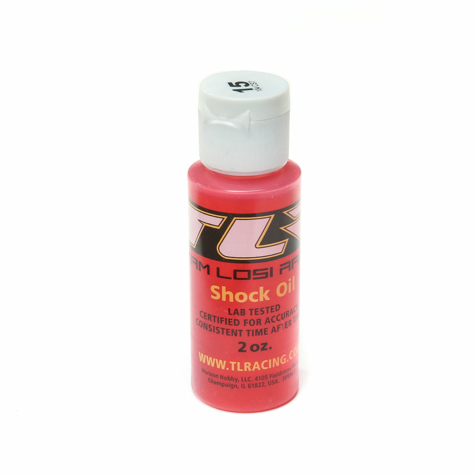 Image of Team Losi Racing Silicone Shock Oil 15WT, 104CST (2oz) TLR74000