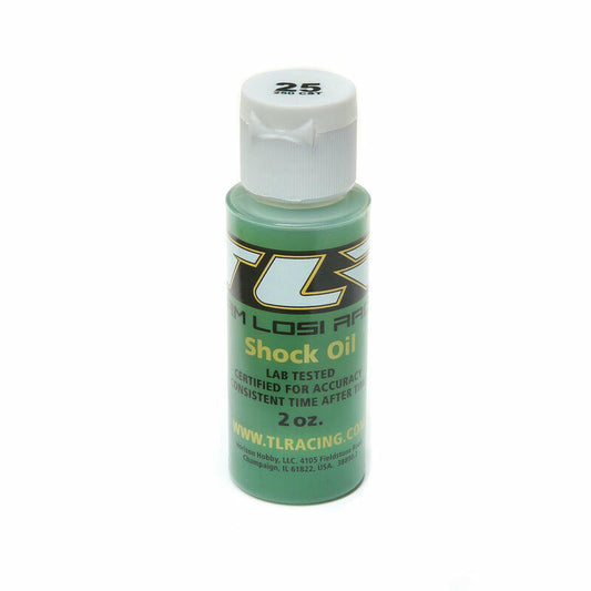 Image of Team Losi Racing Silicone Shock Oil 25wt (2oz) TLR74004