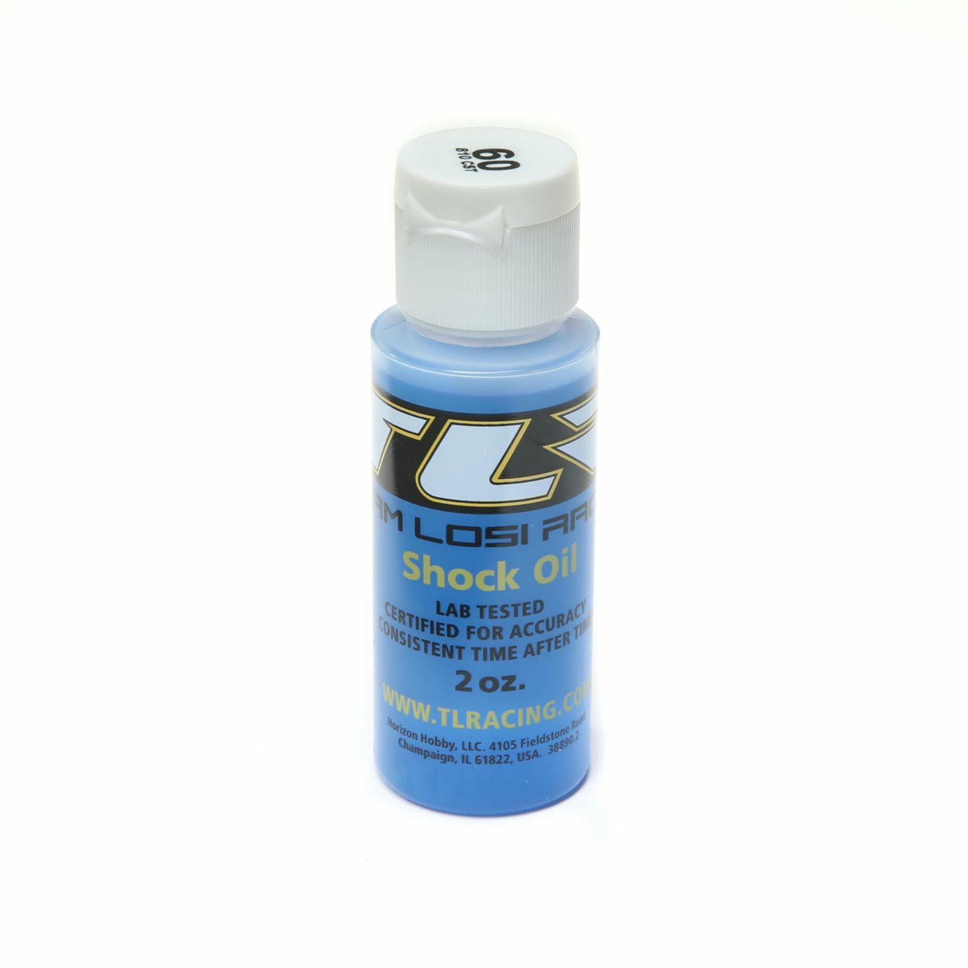 Image of Team Losi Racing Silicone Shock Oil 60wt/810CST (2oz) TLR74014