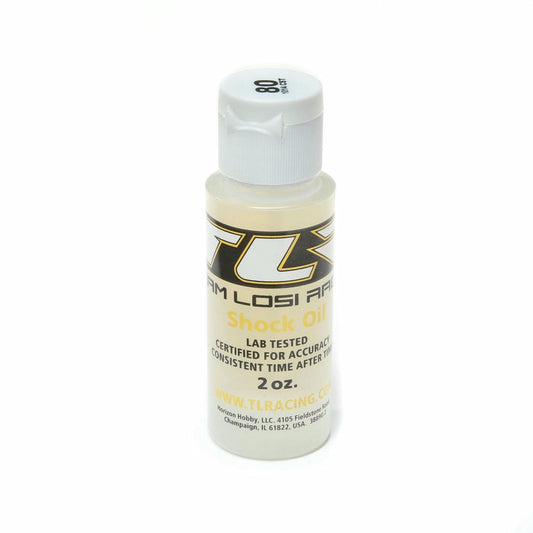 Image of Team Losi Racing Silicone Shock Oil 80wt/1014CST (2oz) TLR74016