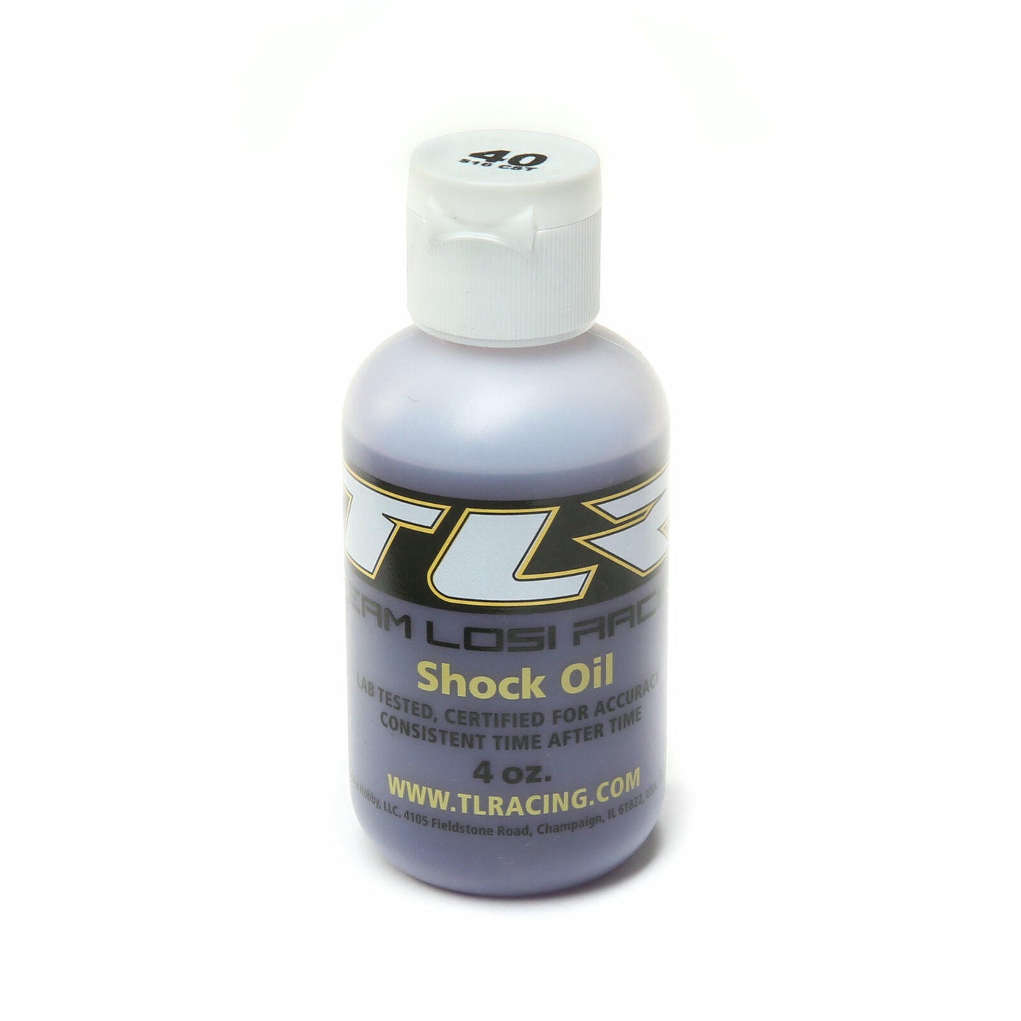 Image of Team Losi Racing Silicone Shock Oil 40WT, 516CST (4oz) TLR74025