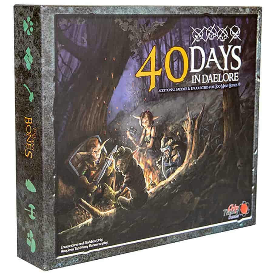 Image of Too Many Bones: Dice-Builder RPG Game 40 Days in Daelore Expansion