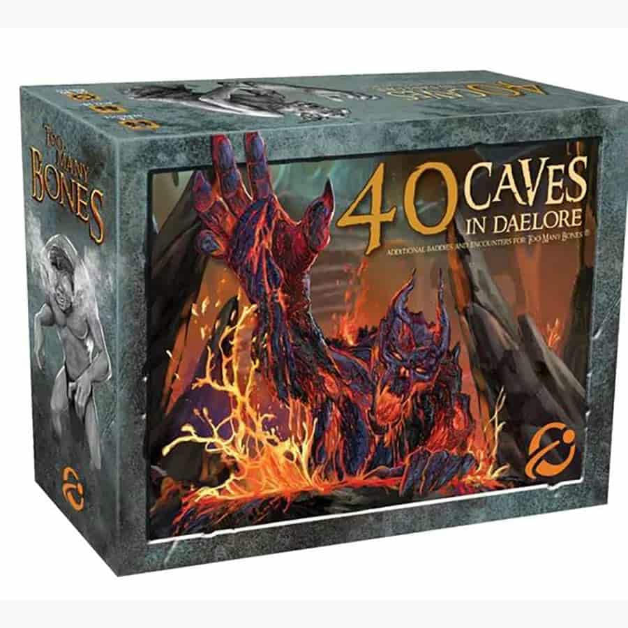 Image of Too Many Bones Unbreakable Board Game 40 Caves in Daelore Expansion TMBADD038