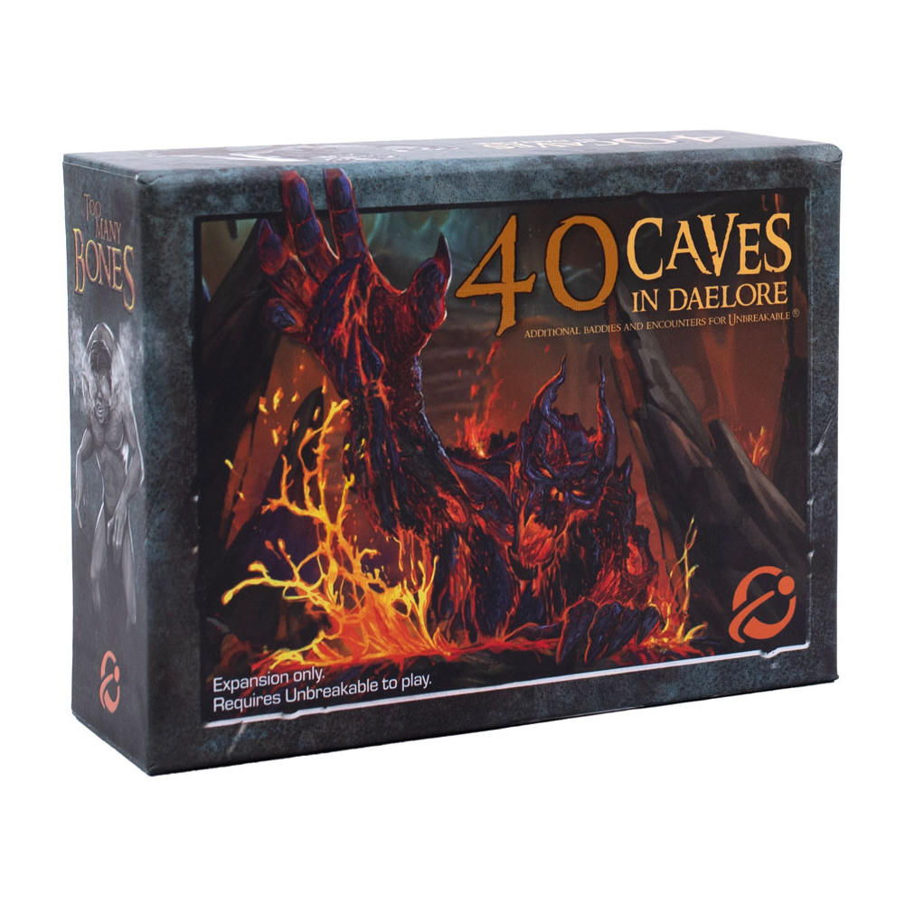 Too Many Bones Unbreakable Board Game 40 Caves in Daelore Expansion TMBADD038