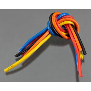 Image of TQ 10 Gauge Flexible Silicone Brushless Motor Wire Set Black/Red/Blue/Orange