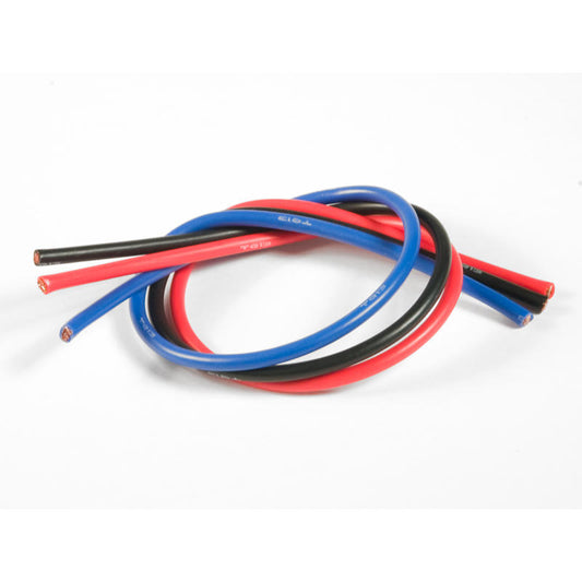 Image of 13 Gauge Super Flexible Wire- 1' ea. Black, Red, Blue