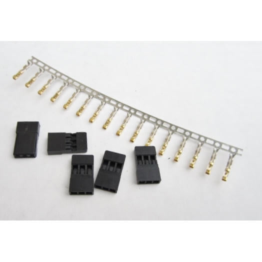 Image of Servo Cable Ends and Crimp Connectors -JR