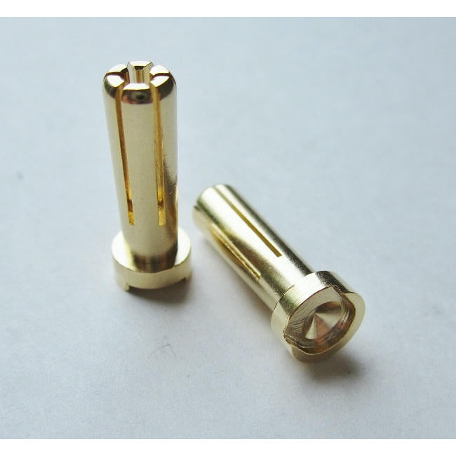 Image of TQ 5mm Low Profile 6-Point Bullet Connectors (2pcs) TQW2507