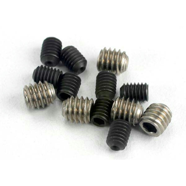 Image of Traxxas 3x4mm / 4x4mm Stainless Set (Grub) Screws TRA1548