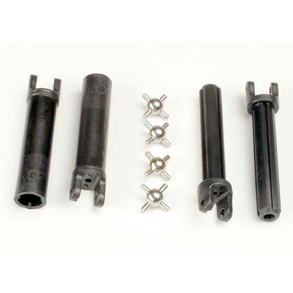 Image of Stampede/Rustler Long Half Shafts w/U-Joint