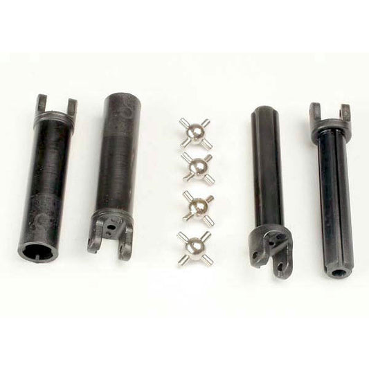 Image of Stampede/Rustler Long Half Shafts w/U-Joint