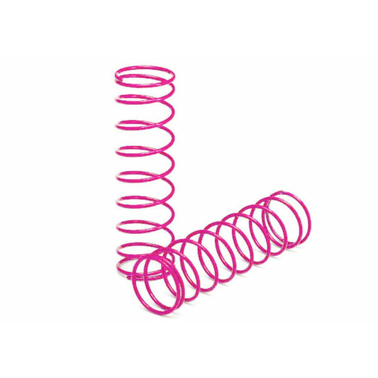 Image of Traxxas 2WD Bandit Pink Rear Shock Springs (2pcs) TRA2457P