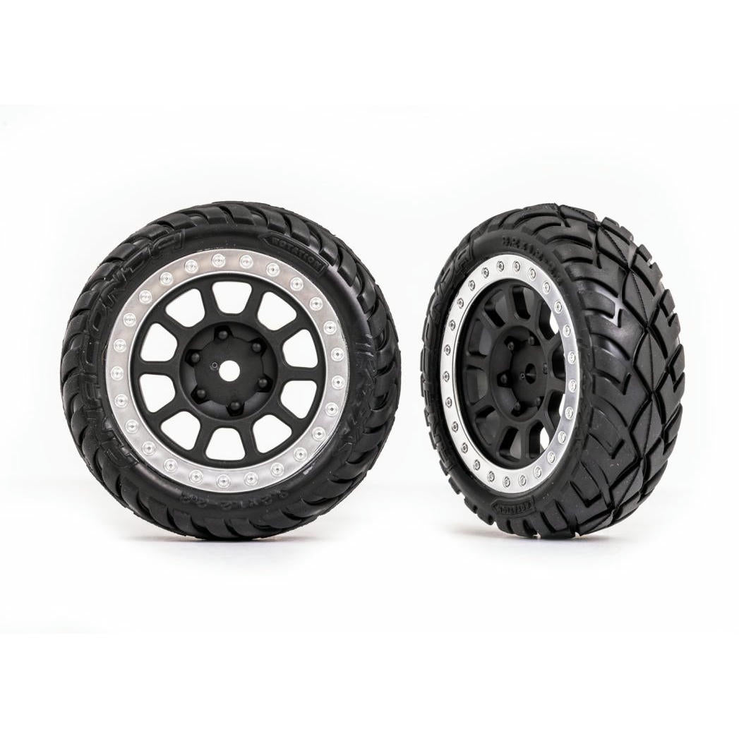 Image of Traxxas Bandit Front Mounted Anaconda 2.2 Tires on Beadlock Look Wheels 2479G