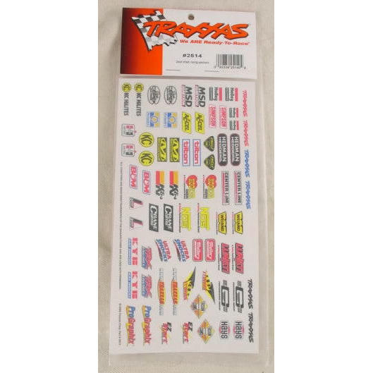 Image of Traxxas Racing Sponsors Decal Sheet TRA2514